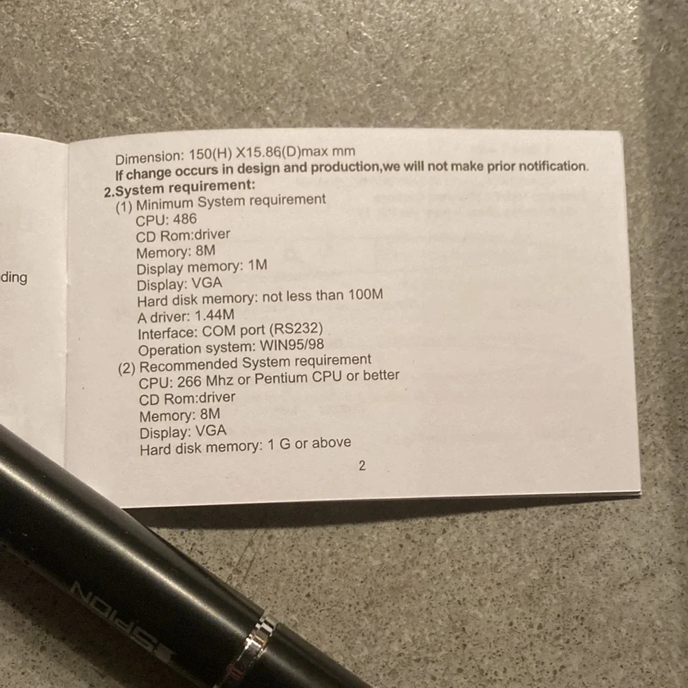 Digital camera pen